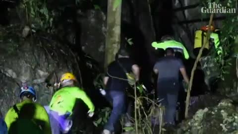 Thai monk rescued from flooded cave after four days