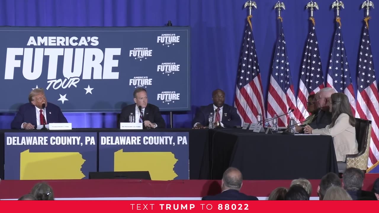 President Trump in Drexel Hill, PA