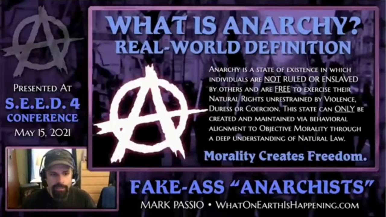 Mark Passio Czym jest Anarchia?