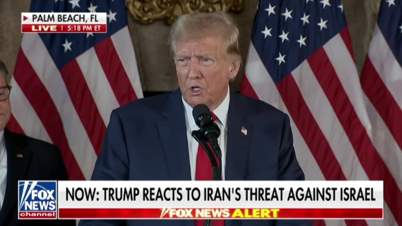 President Trump Gives Remarks On Speaker Johnson - 4/12/24