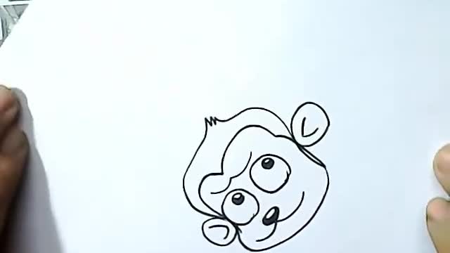 Supremely Easy! How to turn Word Dog Into a Cartoon Monkey? (Wordtoons) Learn step by step drawing tutorial.