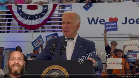 Biden and media lied about size of Biden rally, and nut exposes them protesting