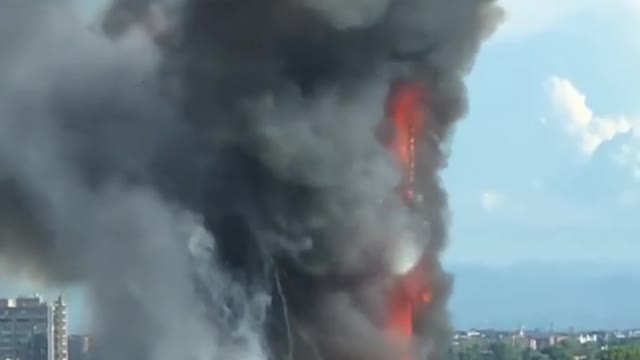 fire on italy