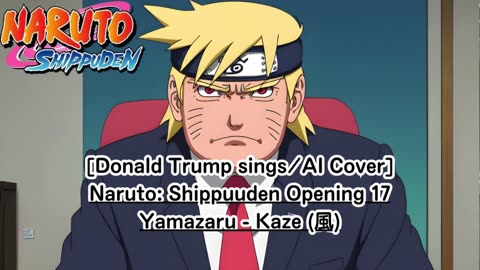 [Donald Trump sings/AI Cover] Naruto: Shippuden Opening 17 | Yamazaru - Kaze (風)