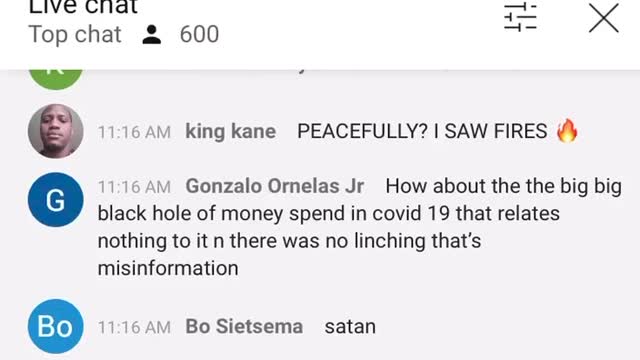 Not one nice comment on Nancy Pelosi's live stream