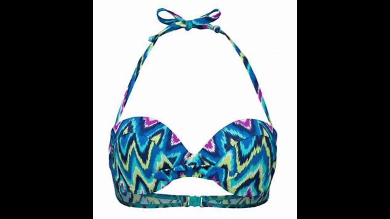 Victoria's Secret Women's 34DSwimsuit Bikini Top Tribal Underwire - Made with Clipchamp