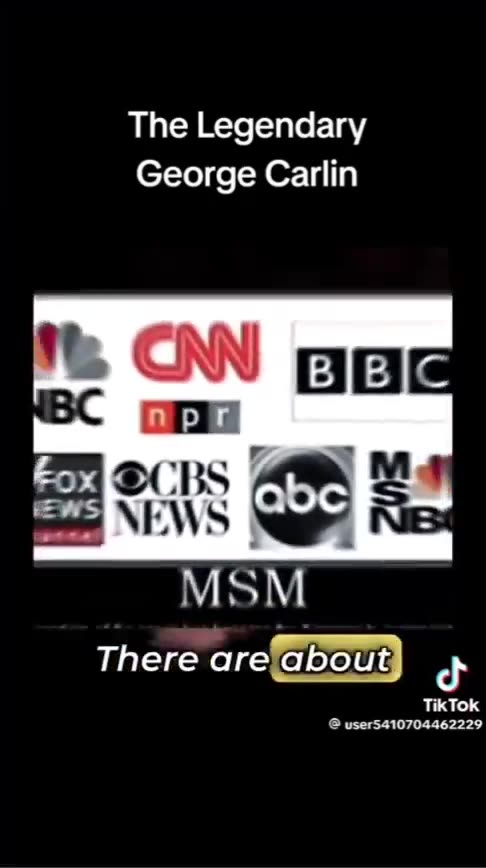 George Carlin is spot on, yet again