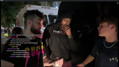 myron reacts to zherka v hstikkytokky fight