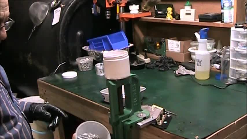 Sizing Zinc bullets - Plus a tip on home made bullet catcher tub