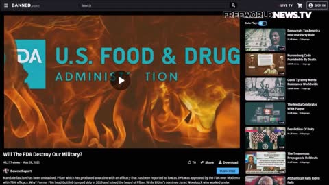 BREAKING : Will The FDA Destroy American Military!! Special Report