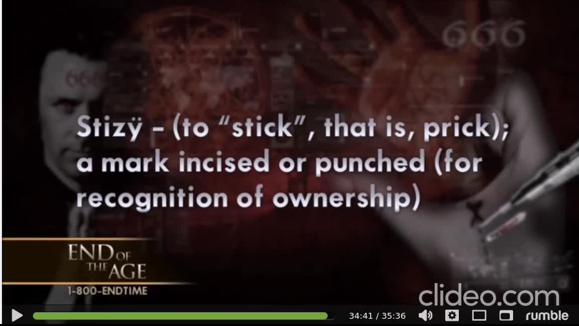 666 = chi xi stigma = Stizy = incised or punched (= vaccine)