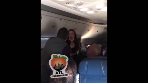 Airline Karen Demonstrating Liberal Tolerance