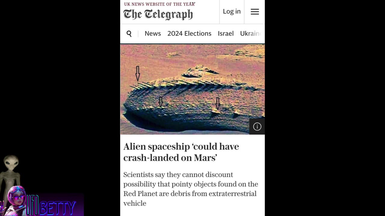 Scientists claim “E.T. Ship could have crash landed on Mars”