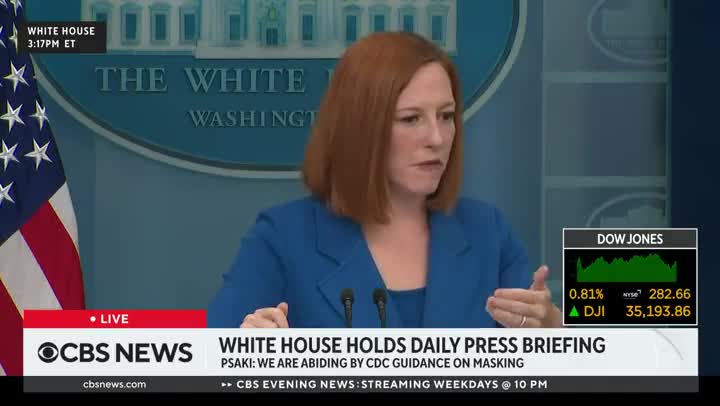 Psaki: You Can't Tell Me That People Hate Masks Just Because of ONE Plane Video