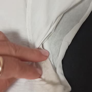Very dirty t-shirt, removing dirt