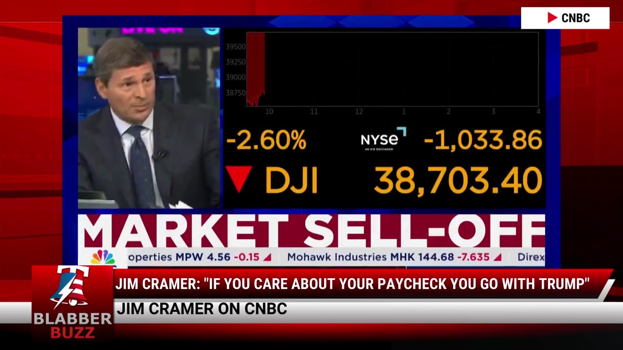 Jim Cramer: "If You Care About Your Paycheck You Go With Trump"