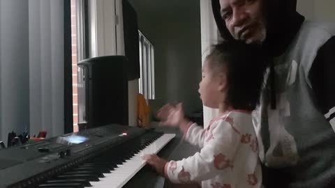 MUSIC THERAPY WITH THE GRAND DAUGHTER