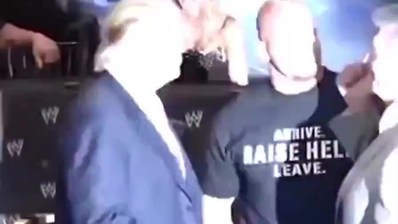 Trump slapping Vince McMahon in the face