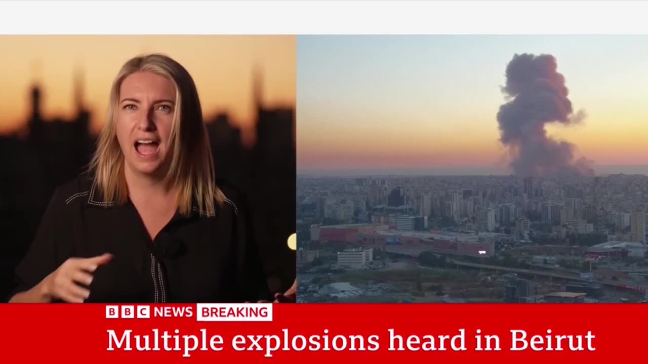 💥 Explosions Rock Beirut! Netanyahu Vows to Take Down Hezbollah 🚨 | BBC News