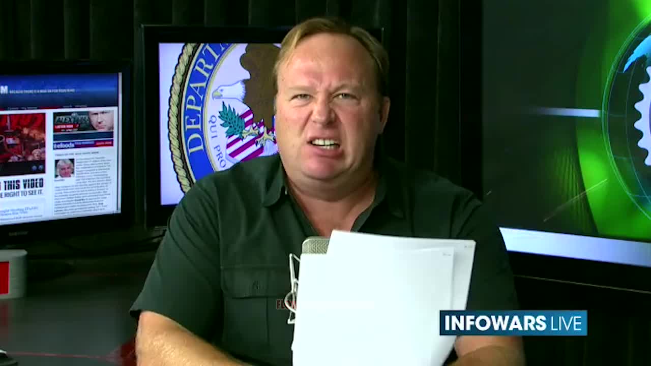 Alex Jones Has Video Of FEMA Calling The Founders Of America Terrorists - 9/27/12