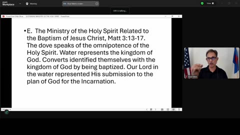 ! Timothy 3:16 Sustaining Ministry of the Holy Spirit