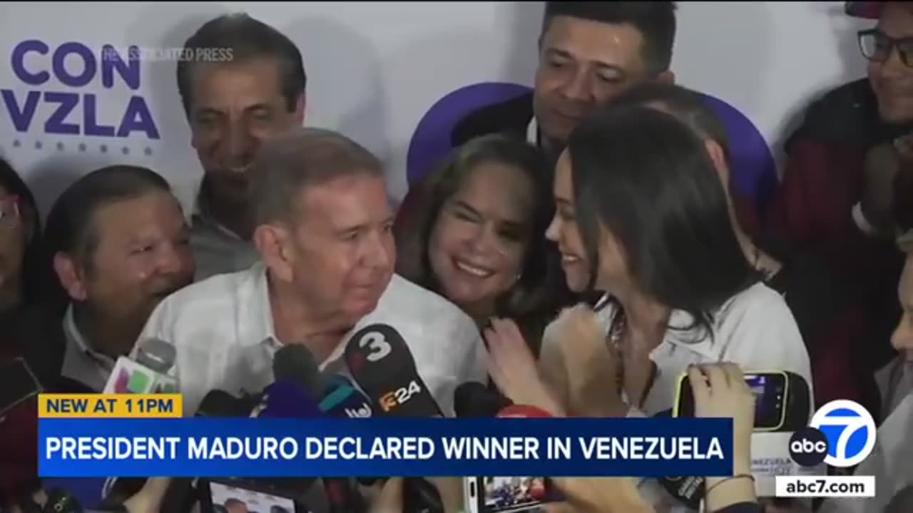 Venezuela's President Nicolás Maduro declares victory as opponents dispute results | ABC7