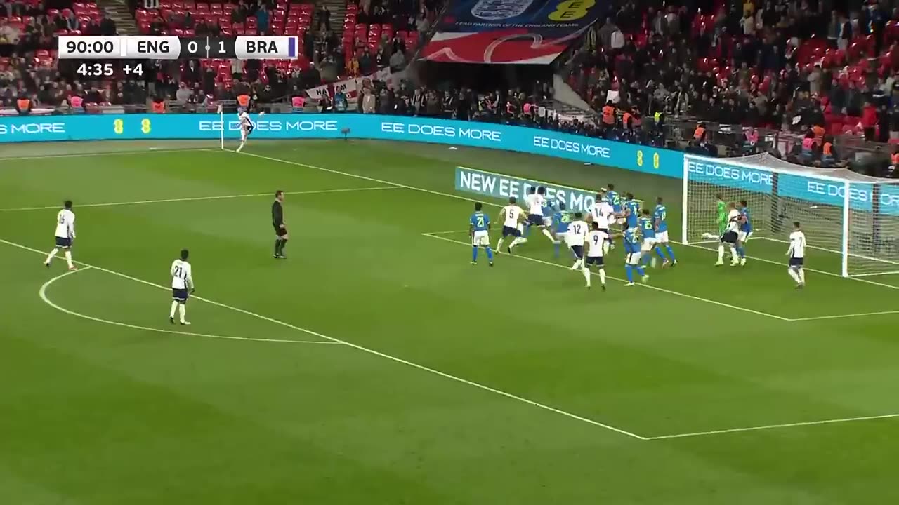 England 0-1 Brazil | Endrick Scores Late Winner | Highlights