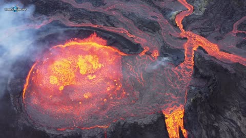 ICELAND VOLCANO REAL SOUND