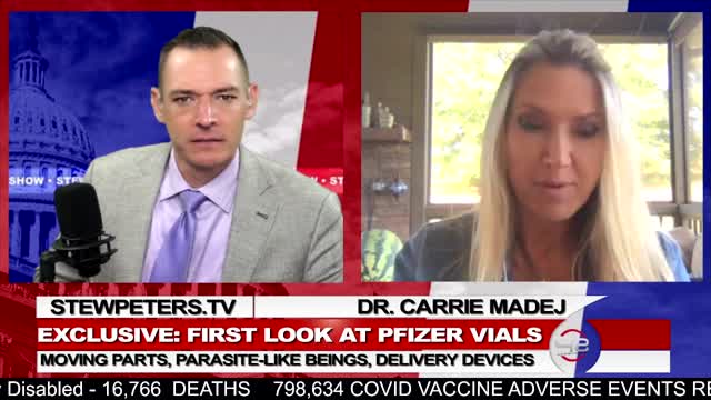 -SHOCKING: Dr. Carrie Madej Releases FIRST LOOK at Pfizer Vial Contents
