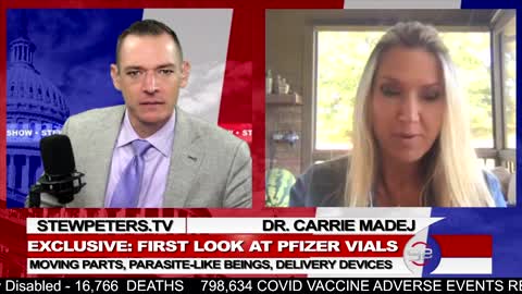 -SHOCKING: Dr. Carrie Madej Releases FIRST LOOK at Pfizer Vial Contents