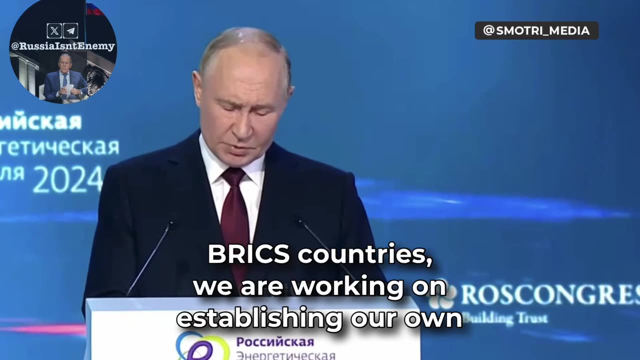 ⚡️BREAKING: “Russia and BRICS countries are working together on the creating the payment system