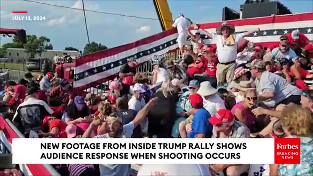 GRAPHIC WARNING: New Footage From Inside Trump Rally Shows Audience Response To Shooting