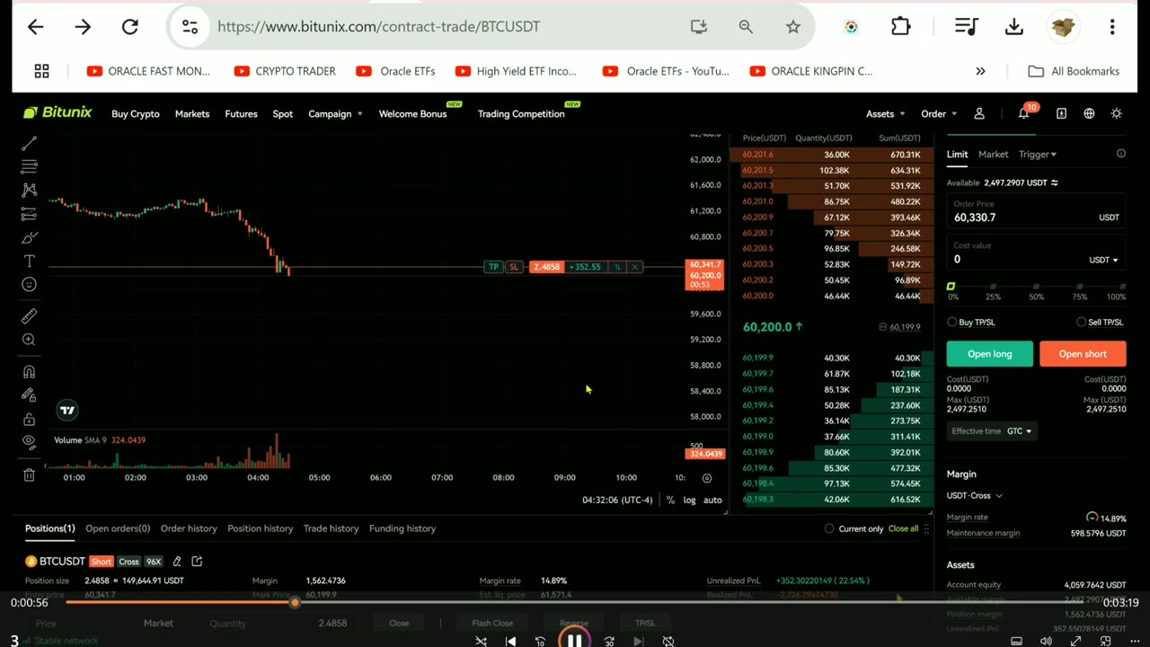 Near Liquidation to Victory: My Unbelievable Overnight Trade on Bitunix