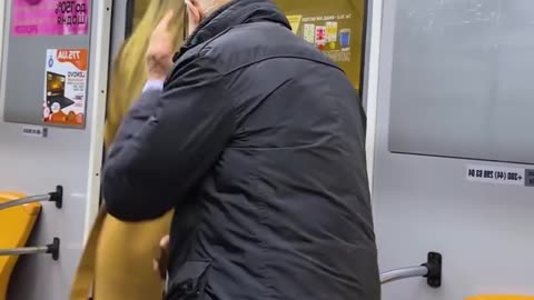 Grandad's lesson to a rude girl on the subway.