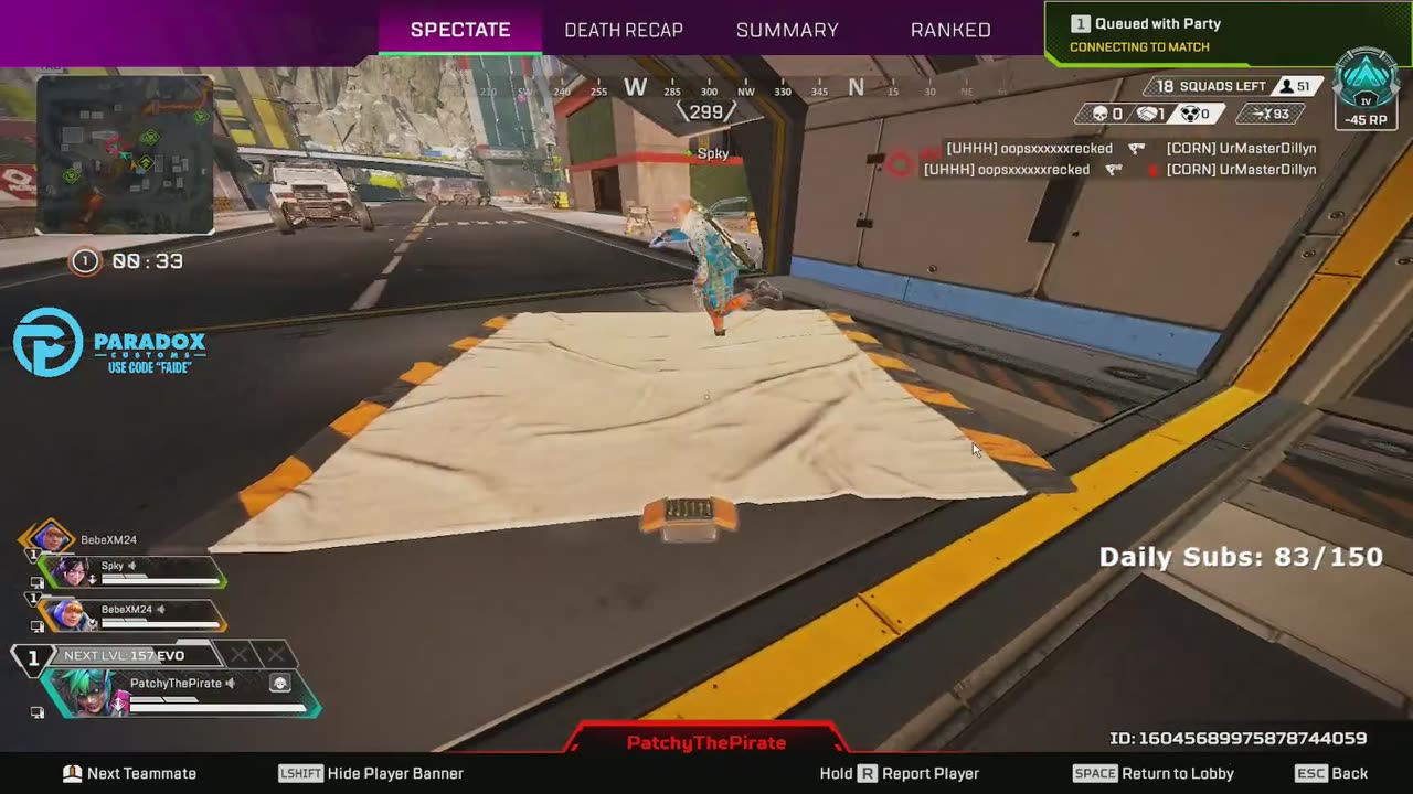 Faide Tries the "No Fill Ranked" Challenge but FAILS ! [FAIDE VOD 07/26/2024 - PART 4]