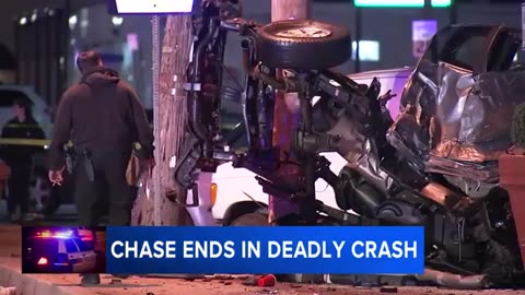 Police chase in Delaware County, Pa. ends in deadly multi-vehicle crash