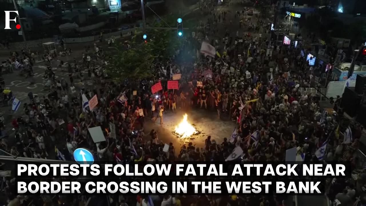 Massive Protests in Israel For Ceasefire Deal; Three Israeli Civilians Shot Dead in West Bank