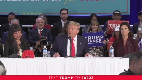 PRESIDENT TRUMP: "She's Sleeping Right Now—You'd Think With 14 Days Left, She Wouldn't Be!"