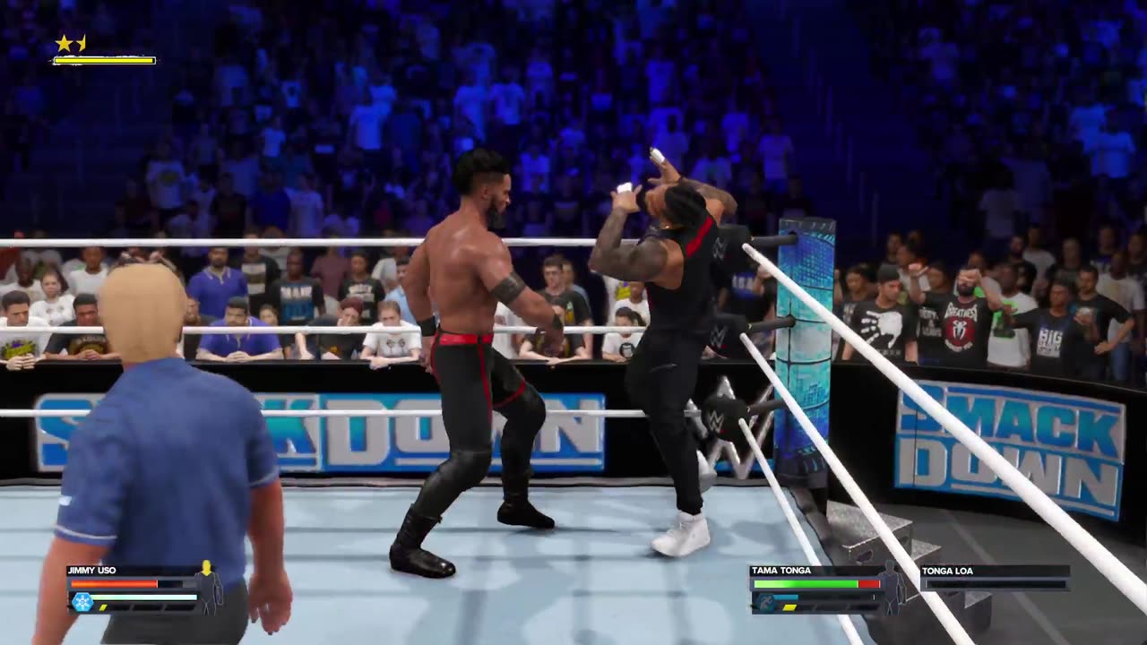 Smackdown - Jimmy Uso VS Tama Tonga - WWE 2K24