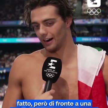 Questo momento è tutto tuo, goditelo Thomas 💪🥇🏊🇮🇹
