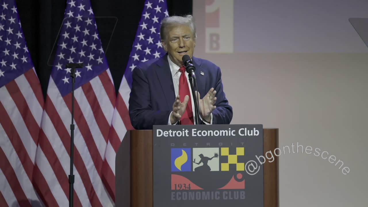 Donald Trump Speaks at Detroit Economic Club Event 10/10/2024