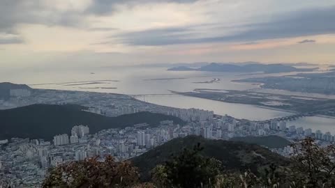 'Seunghak' Mountain located in Saha-gu, South Korea