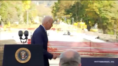 This is what happens when Jill Biden is not around to hold Joe Biden’s hand.