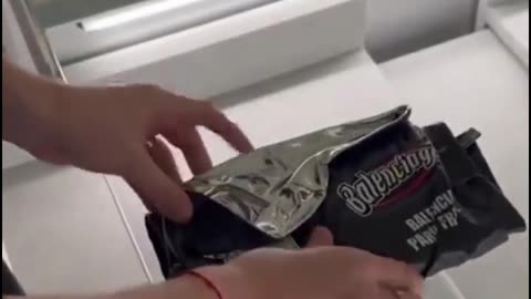 For you big spending Goyim, here's a Balenciaga wallet, a crumpled chip bag.😁 Price $1750..