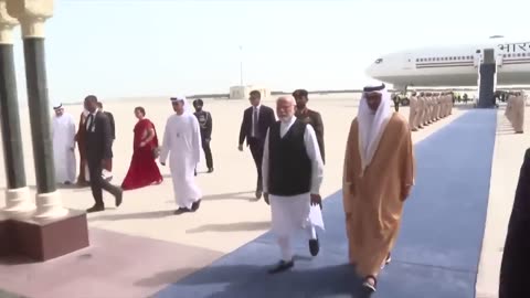 PM Modi arrives in Abi Dhabi 2023