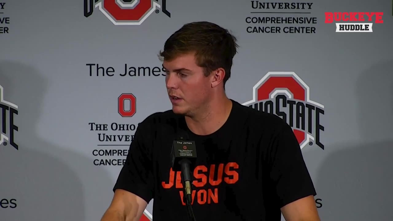 Ohio State QB Will Howard Recaps Win over Western Michigan