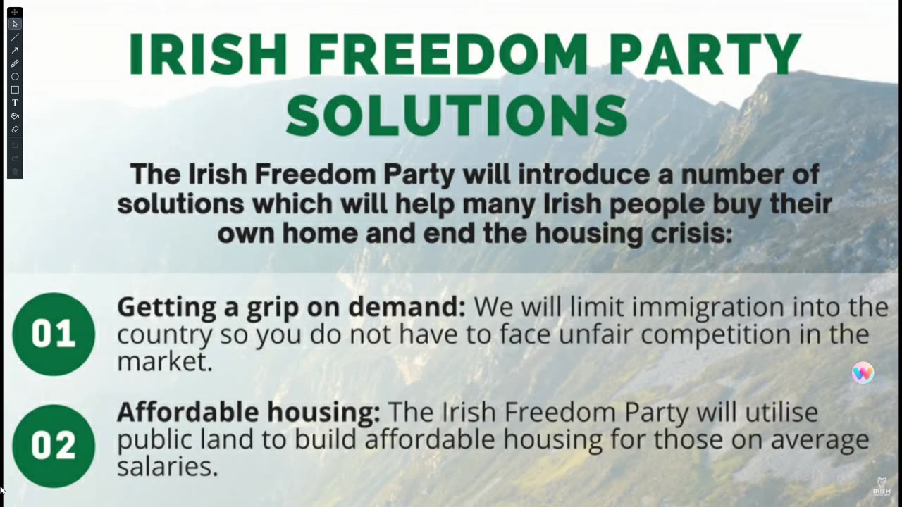 The Irish housing crisis-solutions (Hermann Kelly) Irish Freedom Party 9-09-24