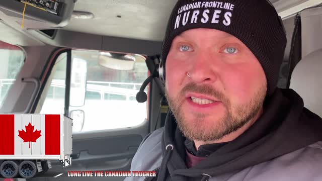 Canadian Freedom Trucker Damien. Worldwide Freedom Rally Toronto Mar.19.2022