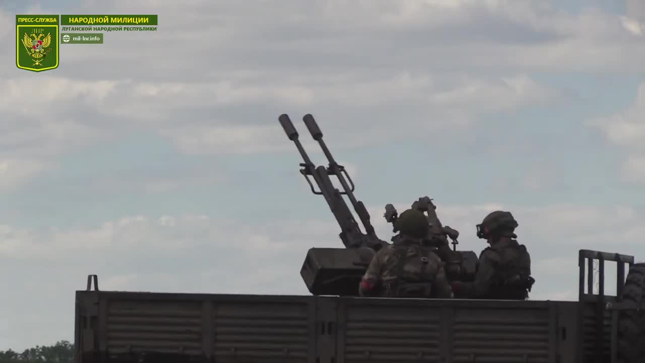 Ukraine War - A report on the work of the air defense of the people's militia of the LPR