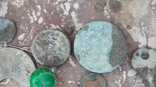 mudlarking finding coins and bottles